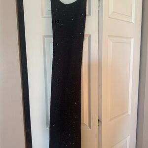 NWT Isaac Mizrahi Black Sleeveless Sequin Dress